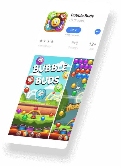 Bubble buds game on iphone