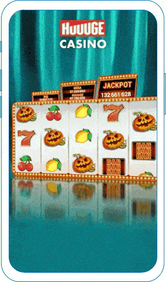 Slot mahcine with lemons, cherries, jacko'-lantern
